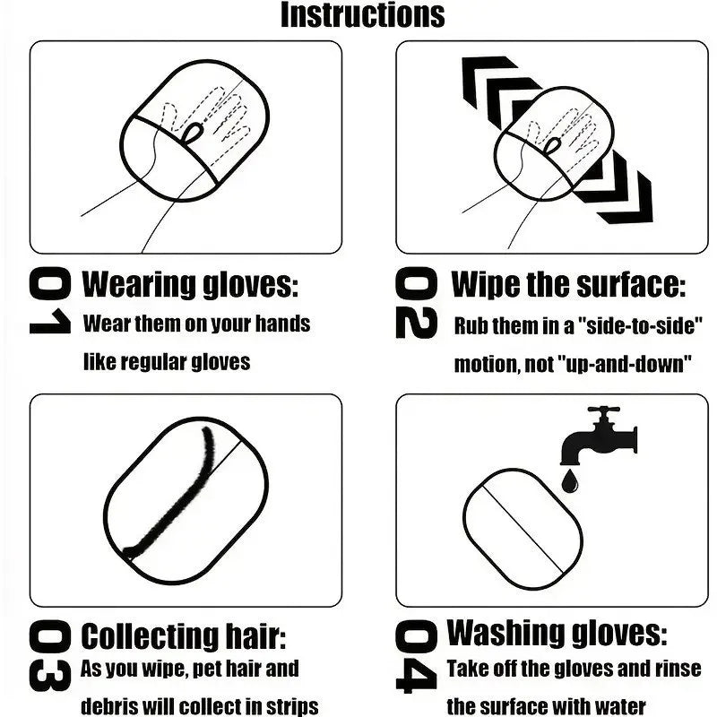 FurnPav™ Premium Pet Hair Removal Glove